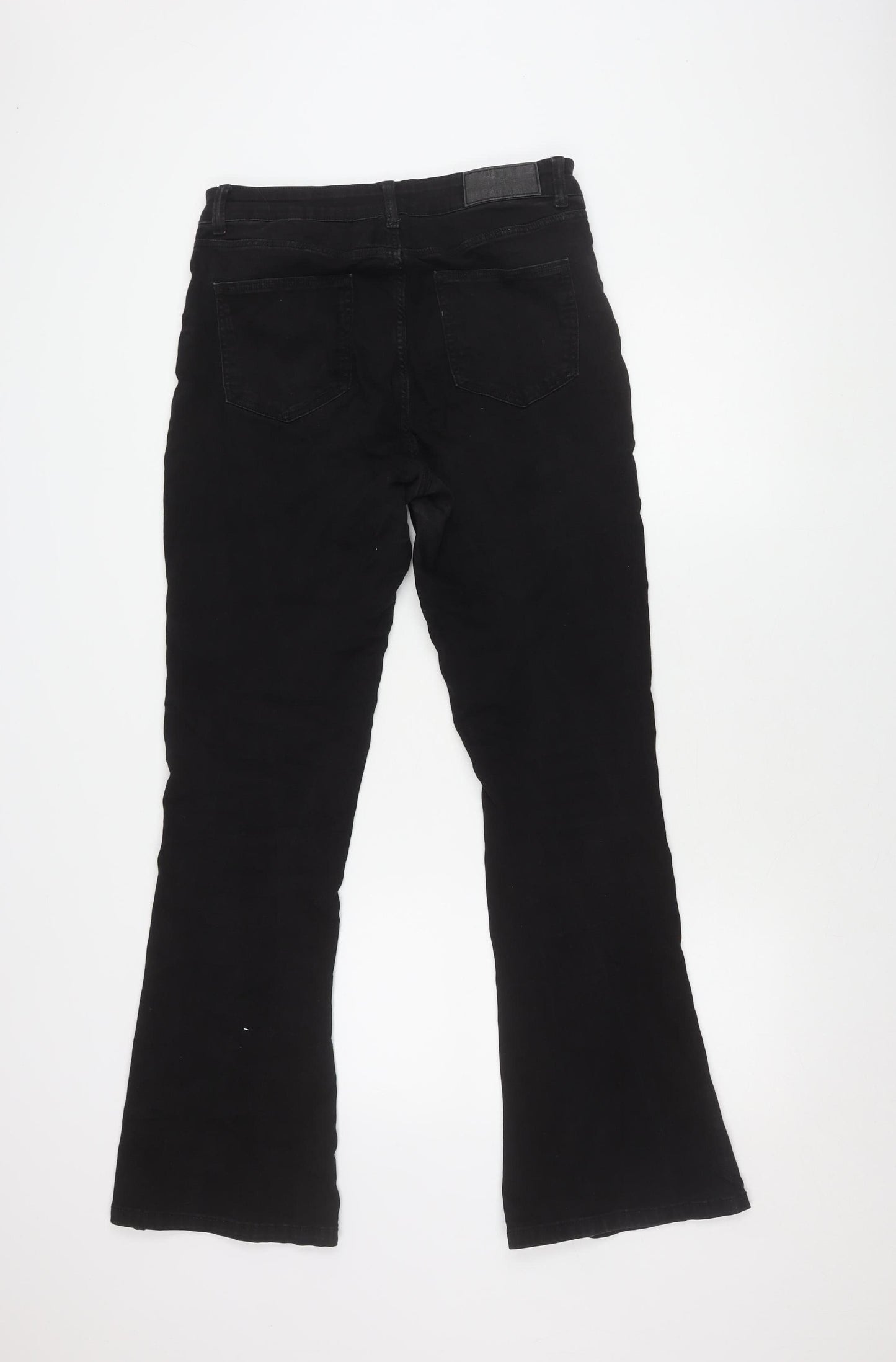 Noisy May Women's Black Flared Jeans, Size UK 3, High Waist