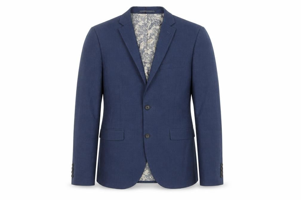Next Men's Blue Blazer Jacket 38 Regular Fit