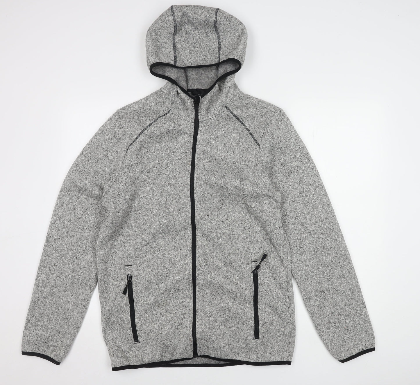 Livergy Men's Grey Hooded Jacket M