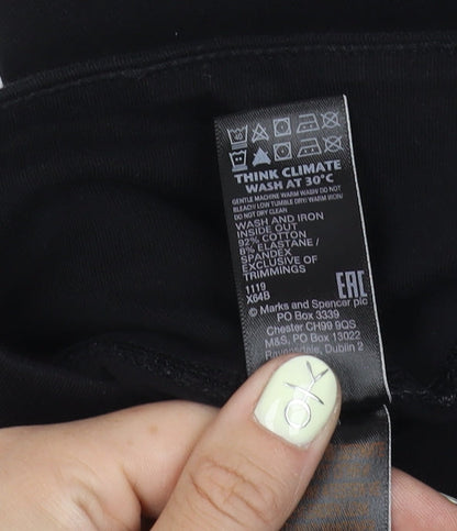 Marks & Spencer Women's Black Leggings Size 12