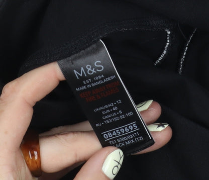 Marks & Spencer Women's Black Leggings Size 12