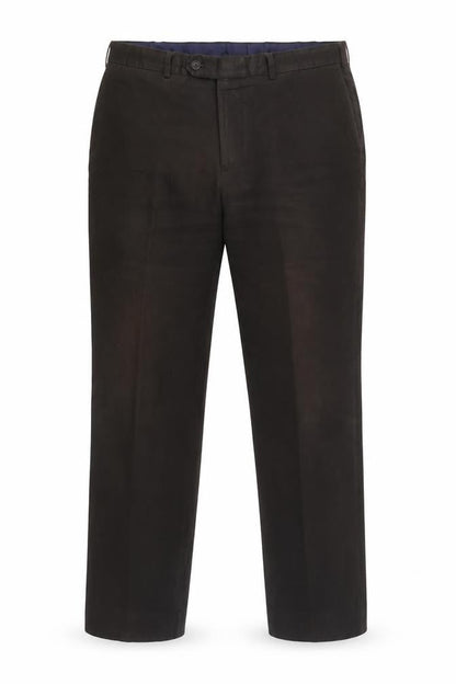 Ultimo Men's Black Trousers 40R with Button Closure