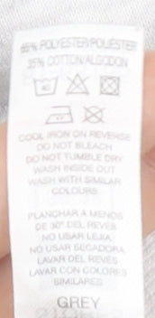 Brand and care label for Dunnes Women's Grey S Pullover Sweatshirt