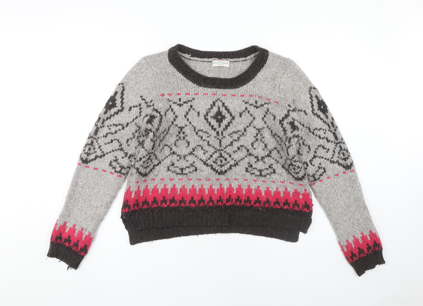 Marks and Spencer Women's Multicoloured Fair Isle Pullover Jumper