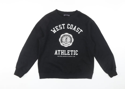 Marks and Spencer Black Unisex Sweatshirt S