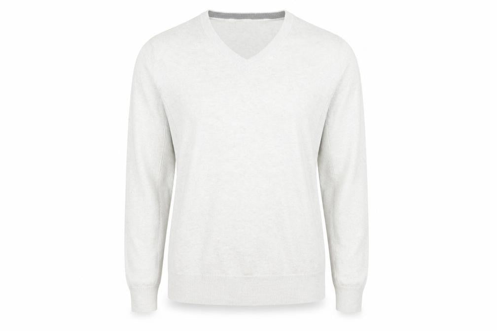 Next Men's Grey V-Neck Pullover Jumper Size M