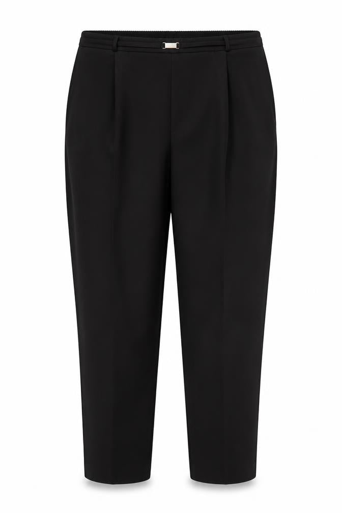 Bonmarché Women's Black Polyester Trousers Size 18