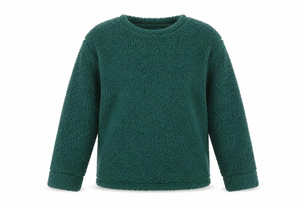 John Lewis Women's Green Fleece Pullover Sweatshirt M