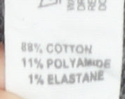 Brand and care label for Linea Men's Grey XL Crew Neck jumper Knit