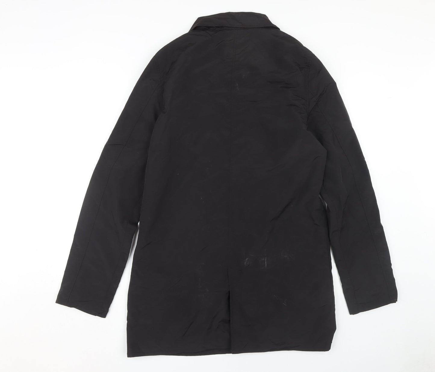 Brave Soul Men's Black Overcoat Size S Casual Wear