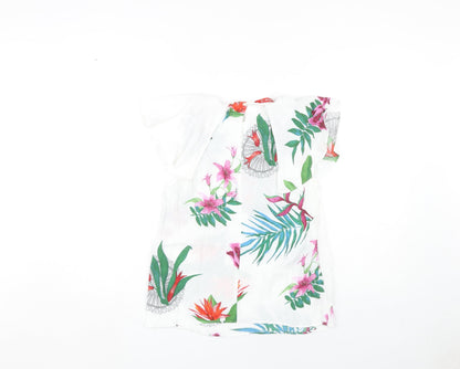 Back view of Desigual Women's Multicoloured Floral Tunic XS