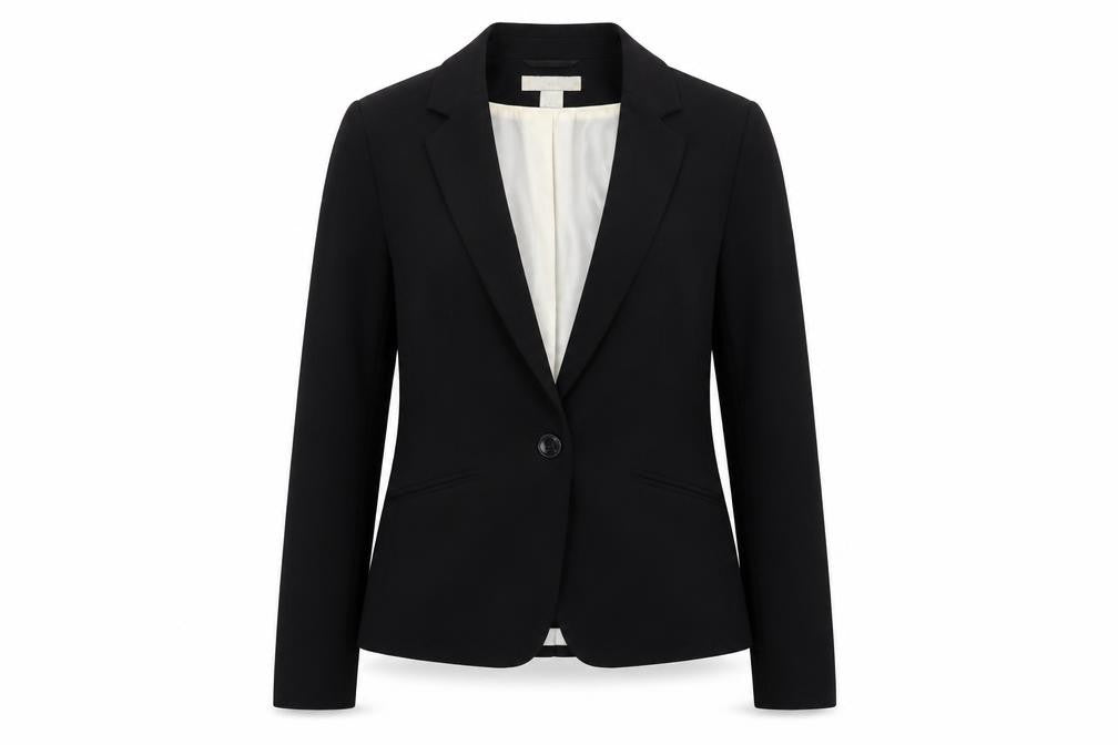 H&M Women’s Black Blazer Jacket Size 10