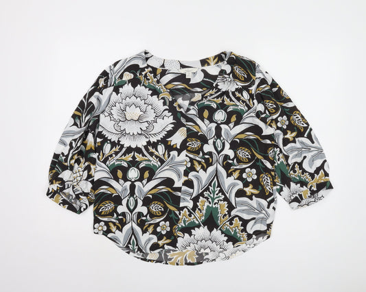 Next Women's Multicoloured Floral Blouse UK 12