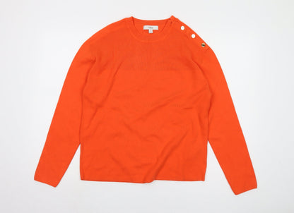 Marks & Spencer Women’s Orange Pullover Jumper M