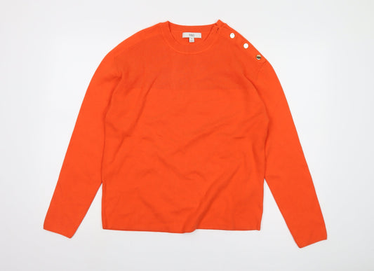 Marks and Spencer Women’s Orange Pullover Jumper M