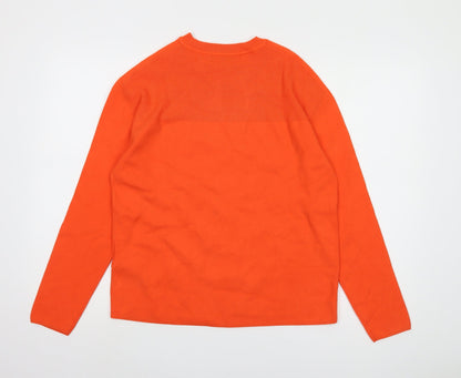 Marks & Spencer Women’s Orange Pullover Jumper M