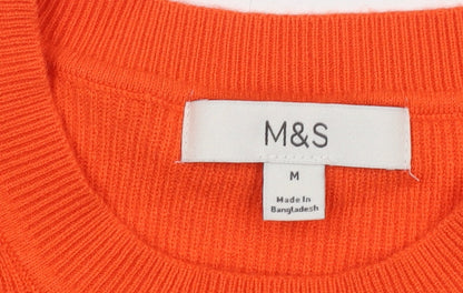 Marks & Spencer Women’s Orange Pullover Jumper M