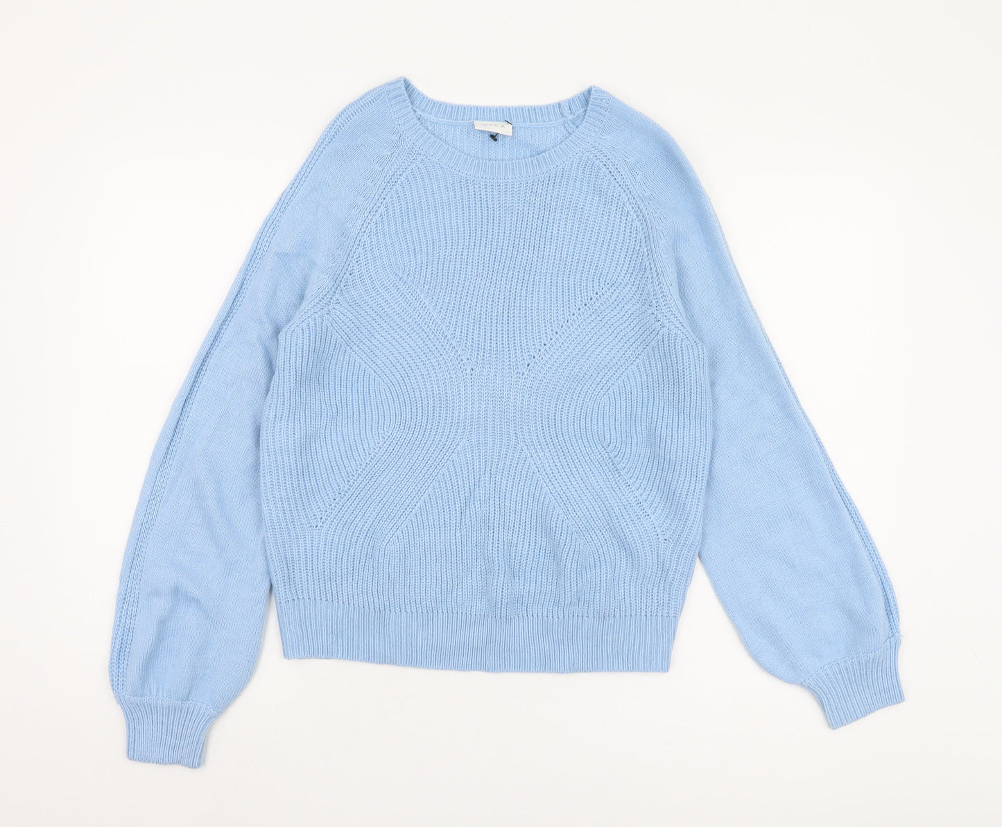VILA Women's Blue Pullover Jumper - Size S