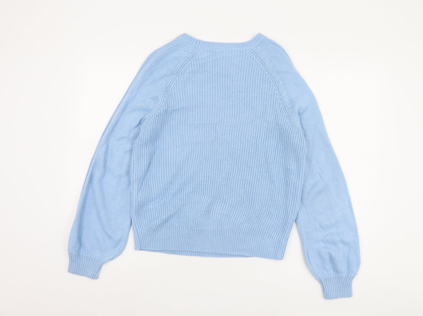 VILA Women's Blue Pullover Jumper - Size S