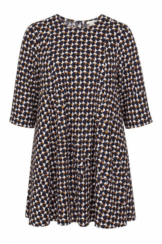 H&M Women's Multicoloured Geometric Dress Size 14