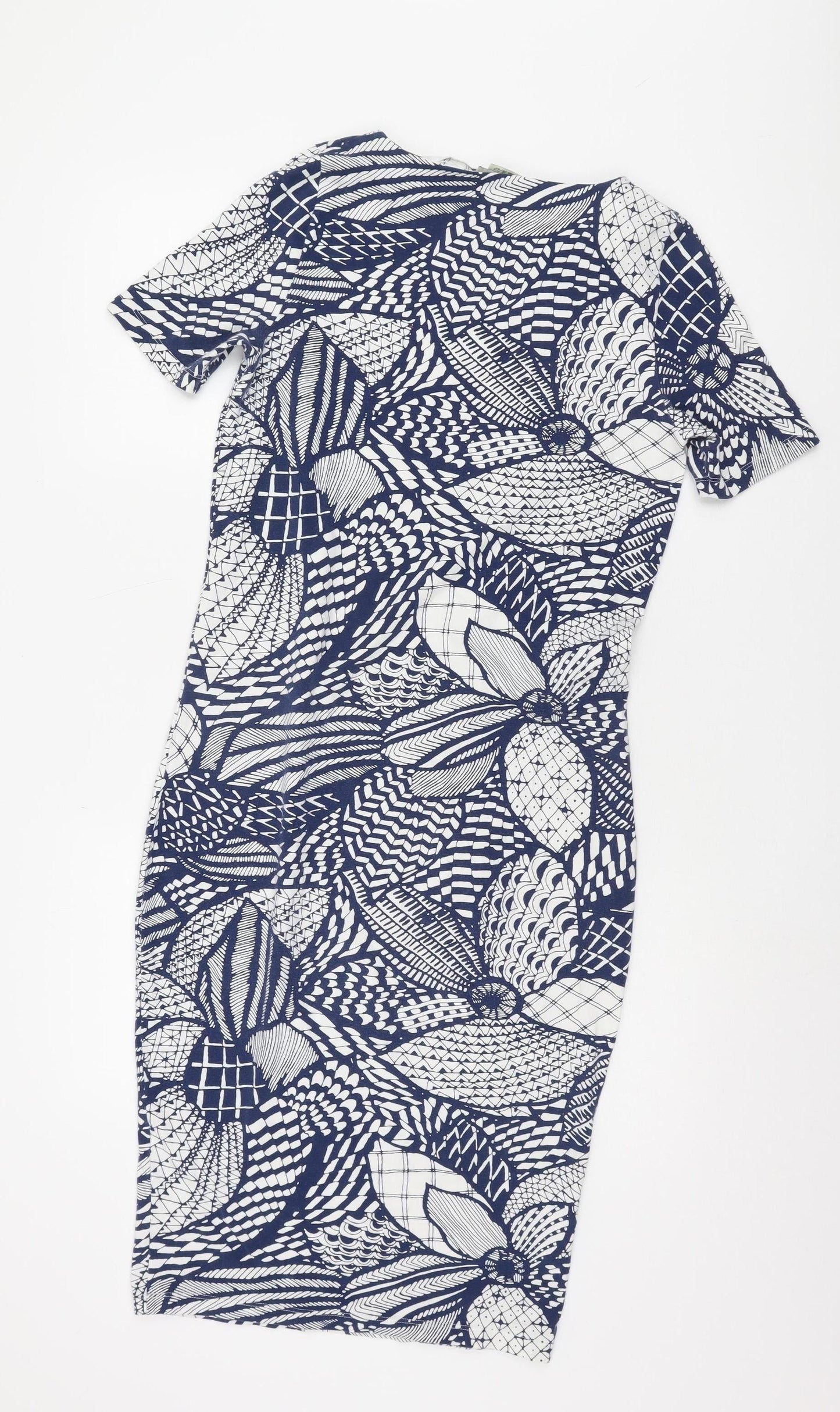 River Island Women's Blue Shift Dress Size 14
