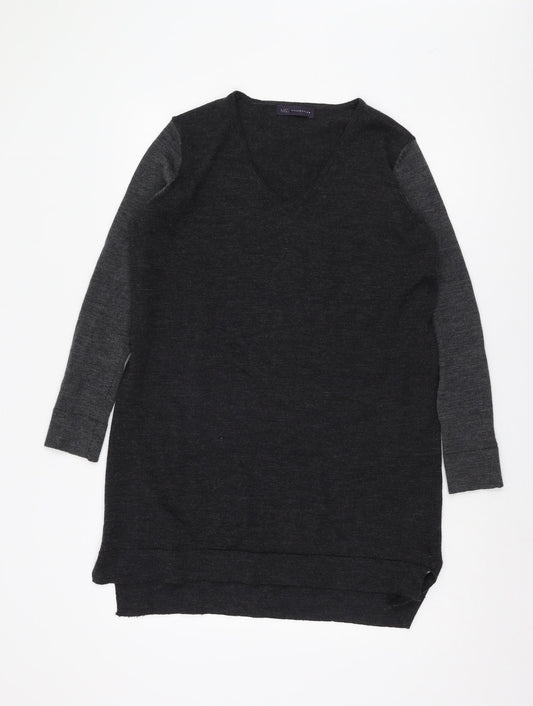 Marks and Spencer Women's Multicoloured Wool Pullover, Size 12