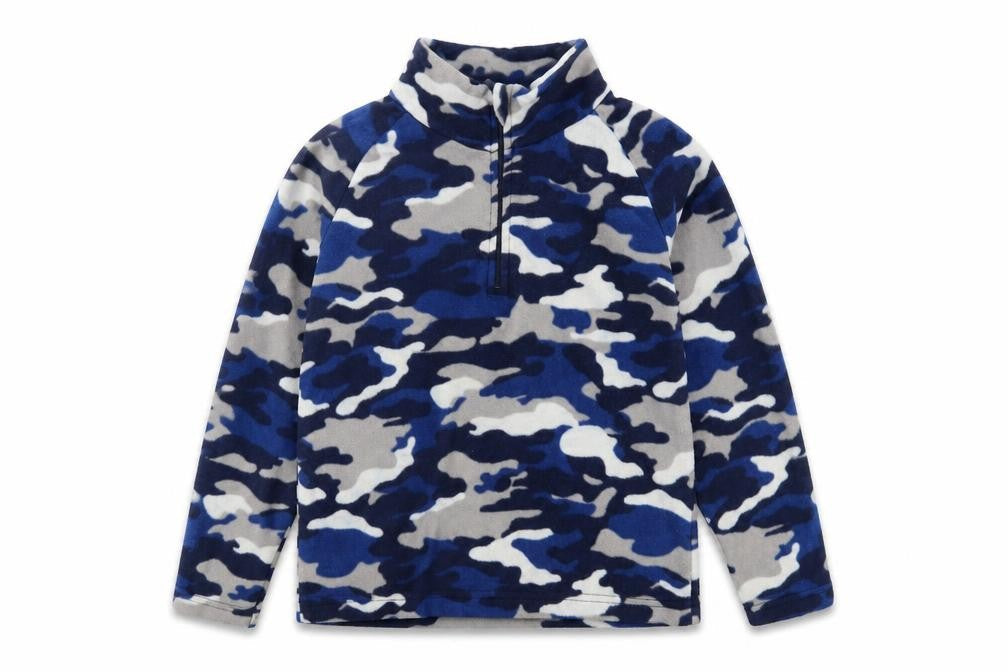 Mountain Warehouse Boys Camouflage Fleece Sweatshirt 7-8Y