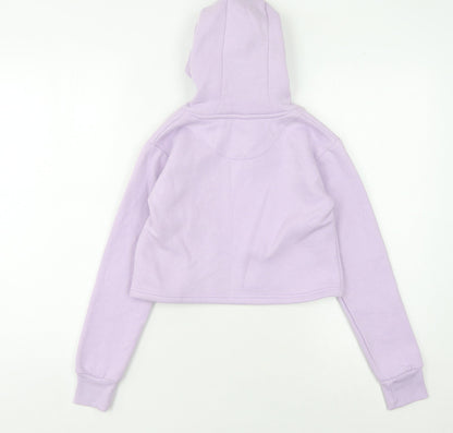 Back view of Sonneti girls’ purple pullover hoodie 10-11 years