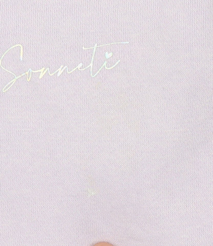 Additional view of Sonneti girls’ purple pullover hoodie 10-11 years
