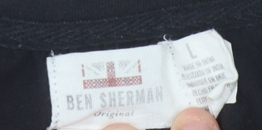 Ben Sherman Blue Henley T-shirt Men’s L.