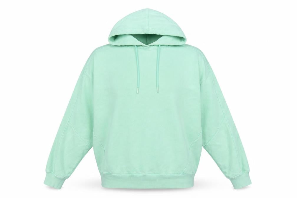 Hush Women's Green Pullover Hoodie, Size S, Cotton