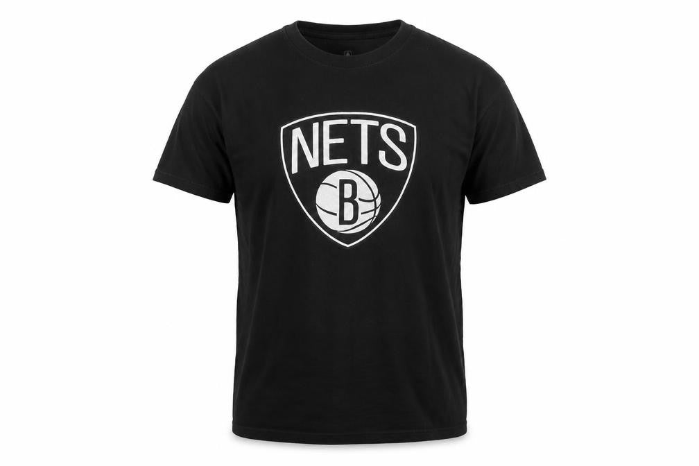 NBA Men's Black Small T-Shirt, Sports Logo Graphic Print