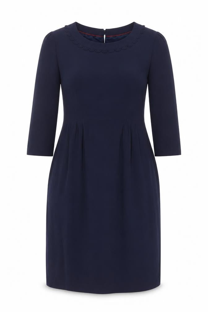 Boden Women's Blue 3/4 Sleeve Dress Size 12