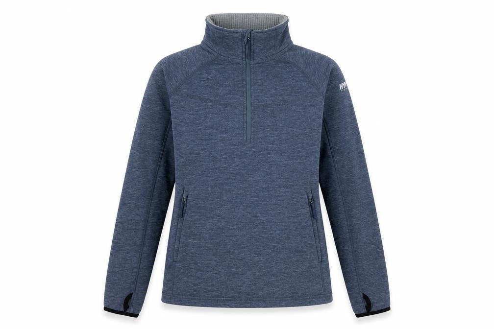 Surfanic Women's Blue Fleece Pullover Sweatshirt Small