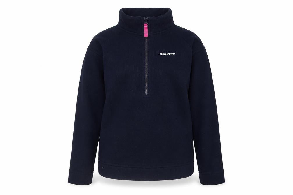 Craghoppers Girls Blue Fleece Sweatshirt Age 11-12 High Neck