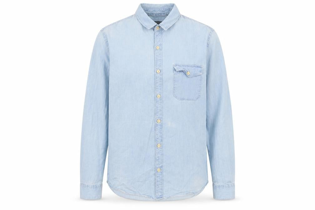 Whistles Women's Blue Button-Up Shirt XS