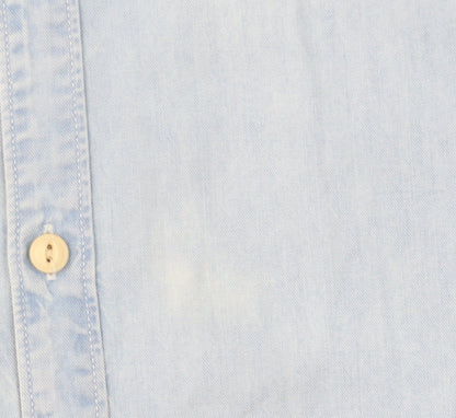 Whistles Women's Blue Button-Up Shirt XS