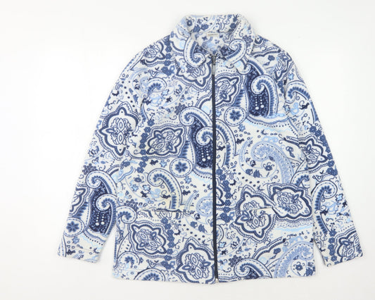 Damart Women's Multicoloured Paisley Fleece Jacket S