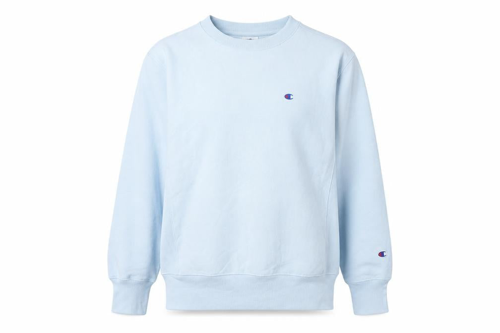 Champion Unisex Blue Sweatshirt, Size 6, Lightweight Casual