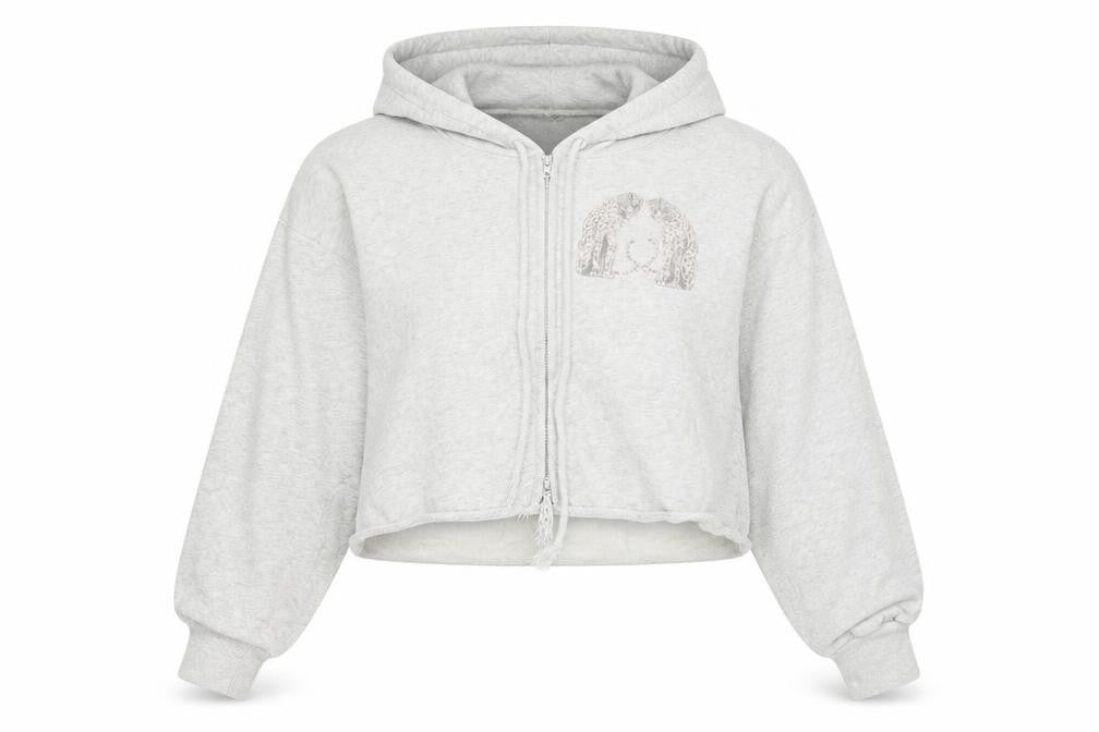 AllSaints Women's Grey Full Zip Hoodie XS