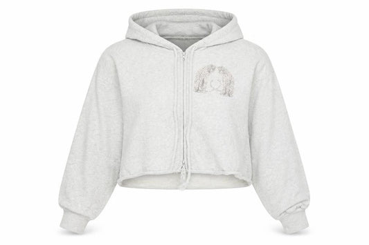 AllSaints Women's Grey Full Zip Hoodie XS