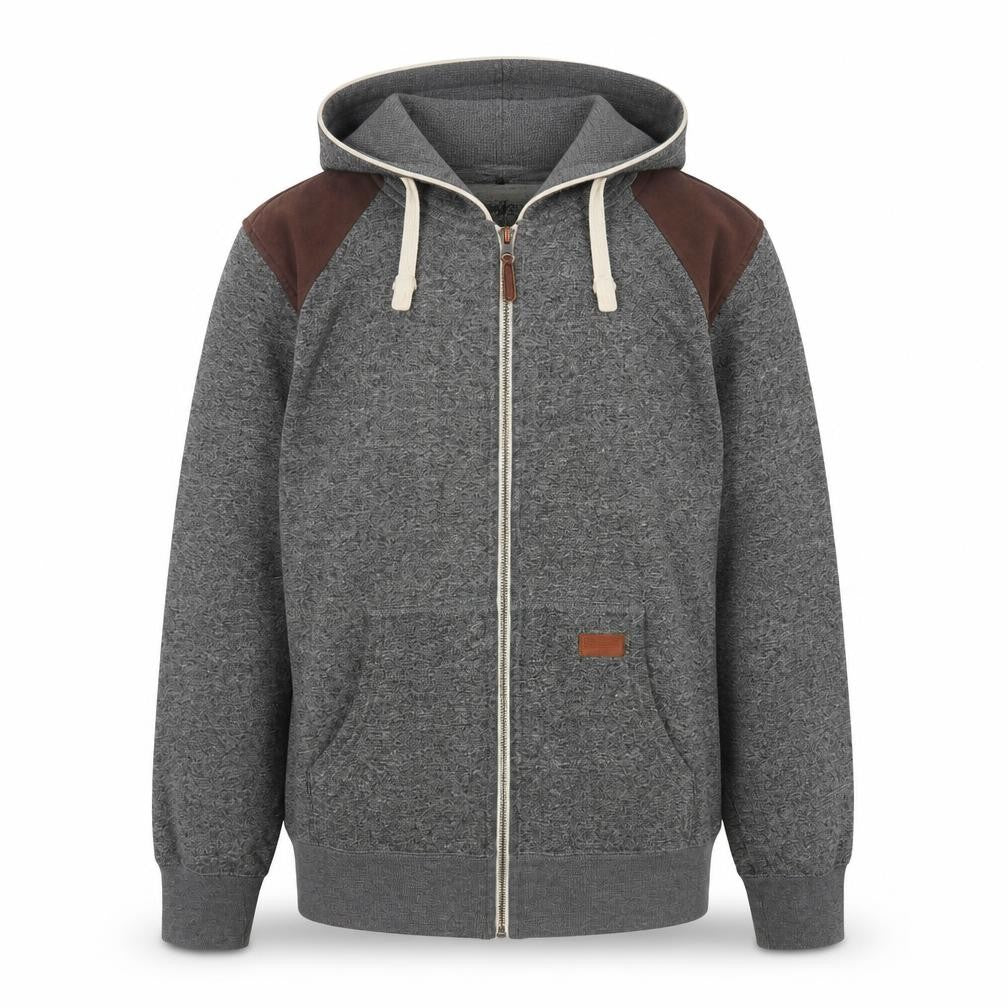 Twenty Six Original Men's Grey Full Zip Hoodie M