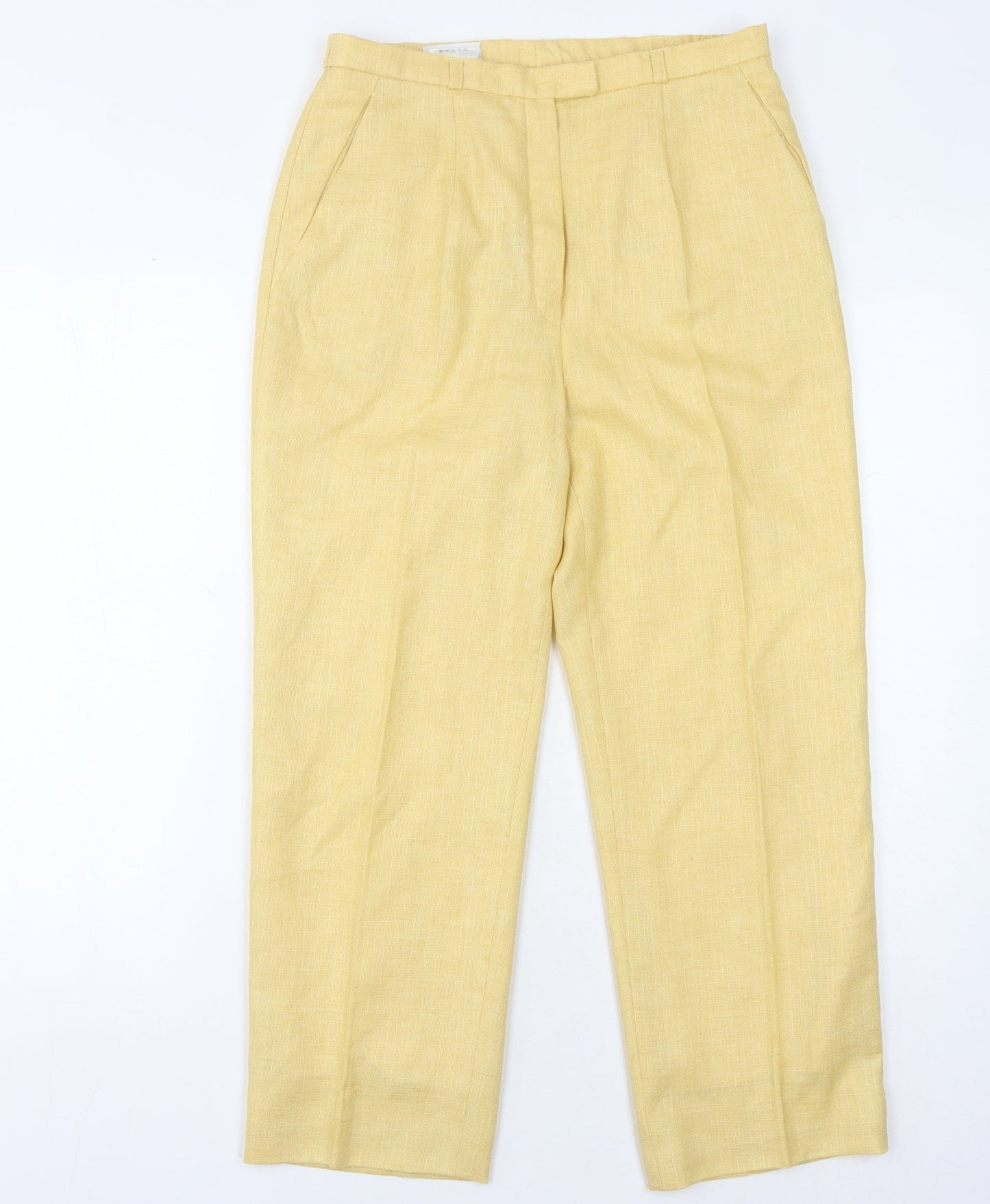 Basler Women's Yellow Trousers Size 8