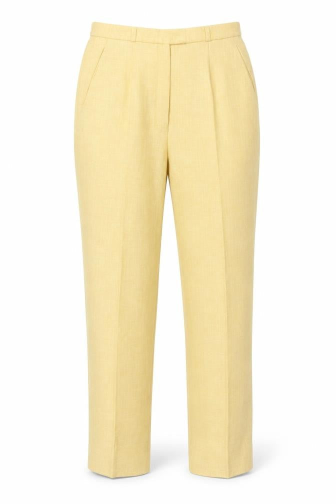 Basler Women's Yellow Trousers Size 8