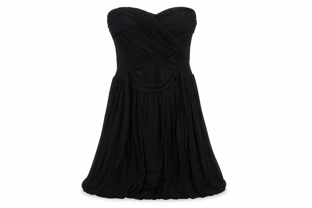 Warehouse Women's Black Strapless Dress Size 10