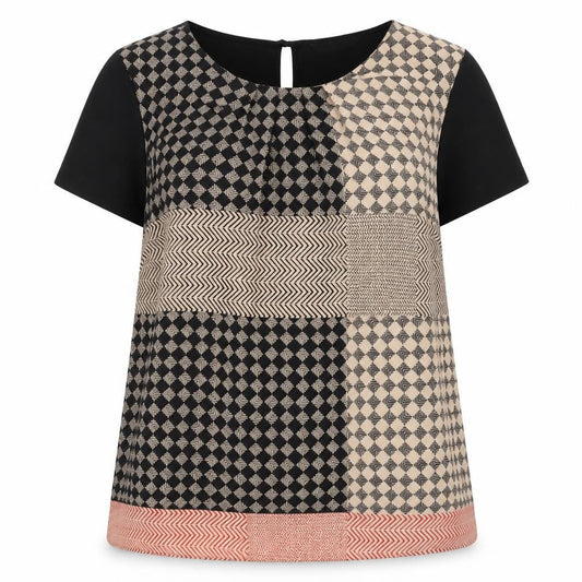 Marks and Spencer Women's Geometric Blouse - Size 14