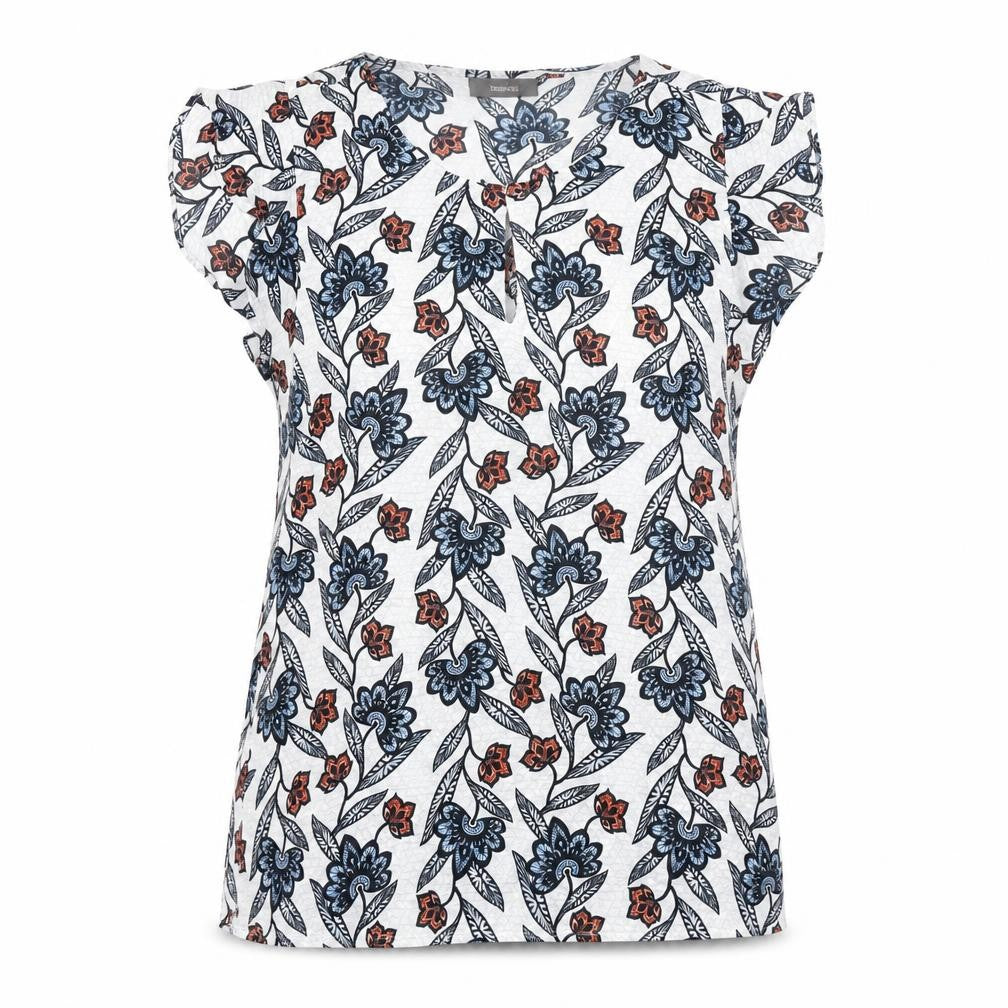 Yessica Women's Multicoloured Floral Top, Size 10