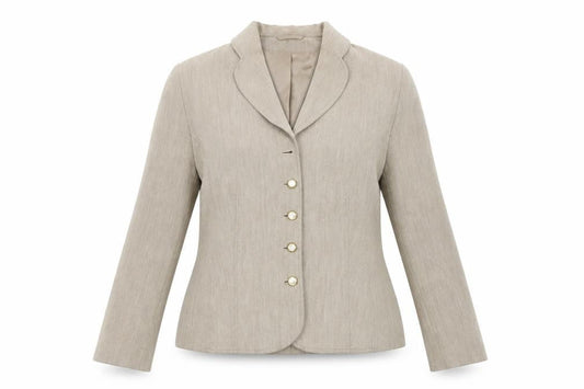 Alex & Co. Women's Beige Blazer Sz 16 Wool Blend