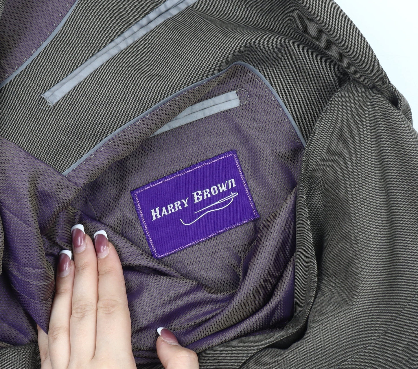 Harry Brown Men's Brown Blazer, 36R, Formal Jacket