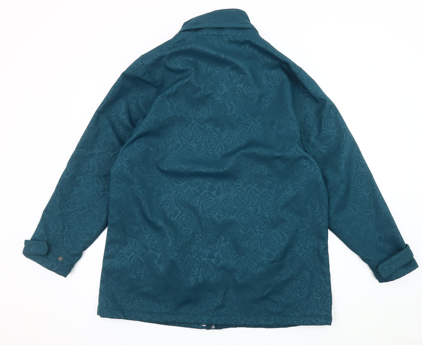 TIGI Women's Green Floral Jacket Size 14